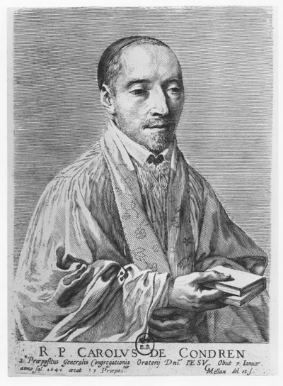 Charles de Condren by Claude Mellan